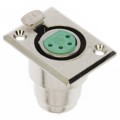 D4F - CONN PLUG FMALE XLR 4POS SOLDER