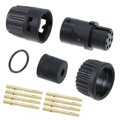 6280-8SG-315 - CONN PLUG FMALE 8POS GOLD CRIMP