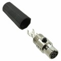 M-XL-6-11L - CONN PLUG FMALE MINI XLR 6P SLDR
