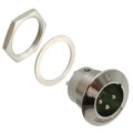 B3M - CONN RCPT MALE XLR 3P SOLDER CUP