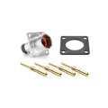 RT00104PKNH03-K - CONN RCPT MALE 4POS GOLD CRIMP