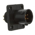 UTS08E4P - CONN RCPT MALE 4P GOLD SLDR CUP