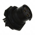 UTS7124SSCR - CONN RCPT FMALE 4POS GOLD SCREW