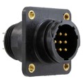 1-208223-2 - CONN RCPT MALE 9POS GOLD SOLDER