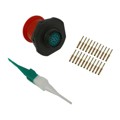 AL07UD13-35P(IP) - CONN RCPT MALE 22POS GOLD CRIMP