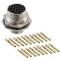 RT071619SNH-K - CONN RCPT FMALE 19POS GOLD CRIMP