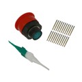 AL06UD13-35S(IP) - CONN PLUG FMALE 22POS GOLD CRIMP