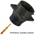 PT02SE-16-8P(025) - CONN RCPT MALE 8POS GOLD CRIMP