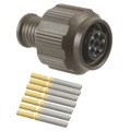 MKJ1A6W6-7SA - MKJ 38999 7C 7#23 SKT PLUG