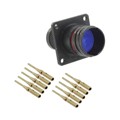 2102343-2 - CONN RCPT MALE 8POS GOLD CRIMP
