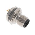 T4130512031-000 - CONN RCPT MALE 3P GOLD SLDR CUP