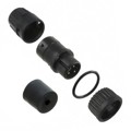 6282-3PG-321 - CONN PLUG MALE 3P GOLD SLDR CUP