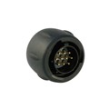 UTS612E10P - CONN PLUG MALE 10P GOLD SLDR CUP