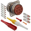 MS3450L24-11S - CONN RCPT FMALE 9POS GOLD CRIMP