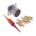 D38999/20FD19SA - CONN RCPT FMALE 19POS GOLD CRIMP