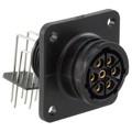 1-796403-1 - CONN RCPT MALE 4POS GOLD SOLDER
