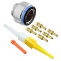 D38999/26FE6PN - CONN PLUG MALE 6POS GOLD CRIMP