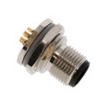 T4130012081-000 - CONN PLUG MALE 8P GOLD SLDR CUP
