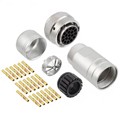 RT061619SNH-K - CONN PLUG FMALE 19POS GOLD CRIMP