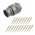 FMN.2M.319.XLCT - CONN PLUG MALE 19POS GOLD CRIMP