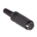 SD-60J - CONN RCPT FMALE DIN 6P SOLDER