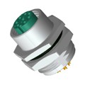 M12A-08PFFS-SH8001 - CONN RCPT FMALE 8P GOLD SLDR CUP