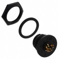 4282-8PG-3ES - CONN RCPT MALE 8P GOLD SLDR CUP