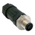 M12T-04BMMB-SL7002 - CONN PLUG MALE 4POS GOLD SCREW