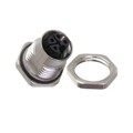 1425593 - CONN PLUG FMALE 4POS GOLD SOLDER