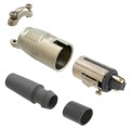XLR411C - CONN PLUG FMALE XLR 4P SOLDER
