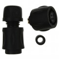 UTS6JC8E4S - CONN PLUG FMALE 4P GOLD SLDR CUP