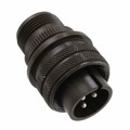97-3106A-16-10P - CONN PLUG MALE 3P SILV SLDR CUP