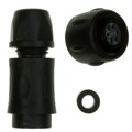 UTS6JC10E6S - CONN PLUG FMALE 6P GOLD SLDR CUP