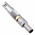 FGG.00.302.CLAD35Z - CONN PLUG MALE 2P GOLD SLDR CUP