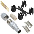 JBXFD0G02MSSDSR - CONN PLUG MALE 2P GOLD SLDR CUP