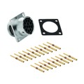 RT001619SNH-K - CONN RCPT FMALE 19POS GOLD CRIMP