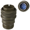 97-3106A-18-12P(946) - CONN PLUG MALE 6P SILV SLDR CUP