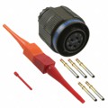 D38999/26WB5SN - CONN PLUG FMALE 5POS GOLD CRIMP