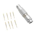 FGG.1B.308.CYCD62Z - CONN PLUG MALE 8POS GOLD CRIMP