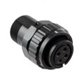 JL10-6A18-10SE-EB - CONN PLUG FMALE 4P SOLDER CUP