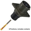 PT02SE-10-6S - CONN RCPT FMALE 6POS GOLD CRIMP