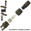 PT06SE-10-6P(SR) - CONN PLUG MALE 6POS GOLD CRIMP