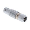 FGG.3B.304.CLAD62 - CONN PLUG MALE 4P GOLD SLDR CUP