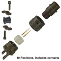 PT06SE-12-10P(SR) - CONN PLUG MALE 10POS GOLD CRIMP