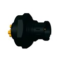AU-05PMMS-LC7001 - CONN RCPT MALE 5P GOLD SLDR CUP