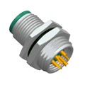 M12D-04PMMS-SH8001 - CONN PLUG MALE 4P GOLD SLDR CUP