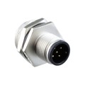 M12A-05PMMS-SH8002 - CONN PLUG MALE 5P GOLD SLDR CUP