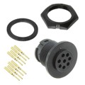 7280-8PG-300 - CONN RCPT MALE 8POS GOLD CRIMP