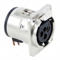E3FRA - CONN PLUG FMALE XLR 3P SOLDER