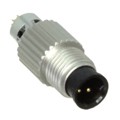 850-003-103RLS4 - CONN RCPT MALE 3P GOLD SLDR CUP